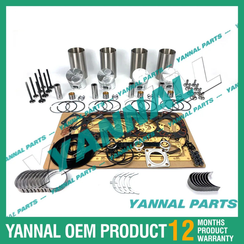 Overhaul repair kit For Shibaura N844 N844T N844L N844LT liner kit + bearings+ gasket kit