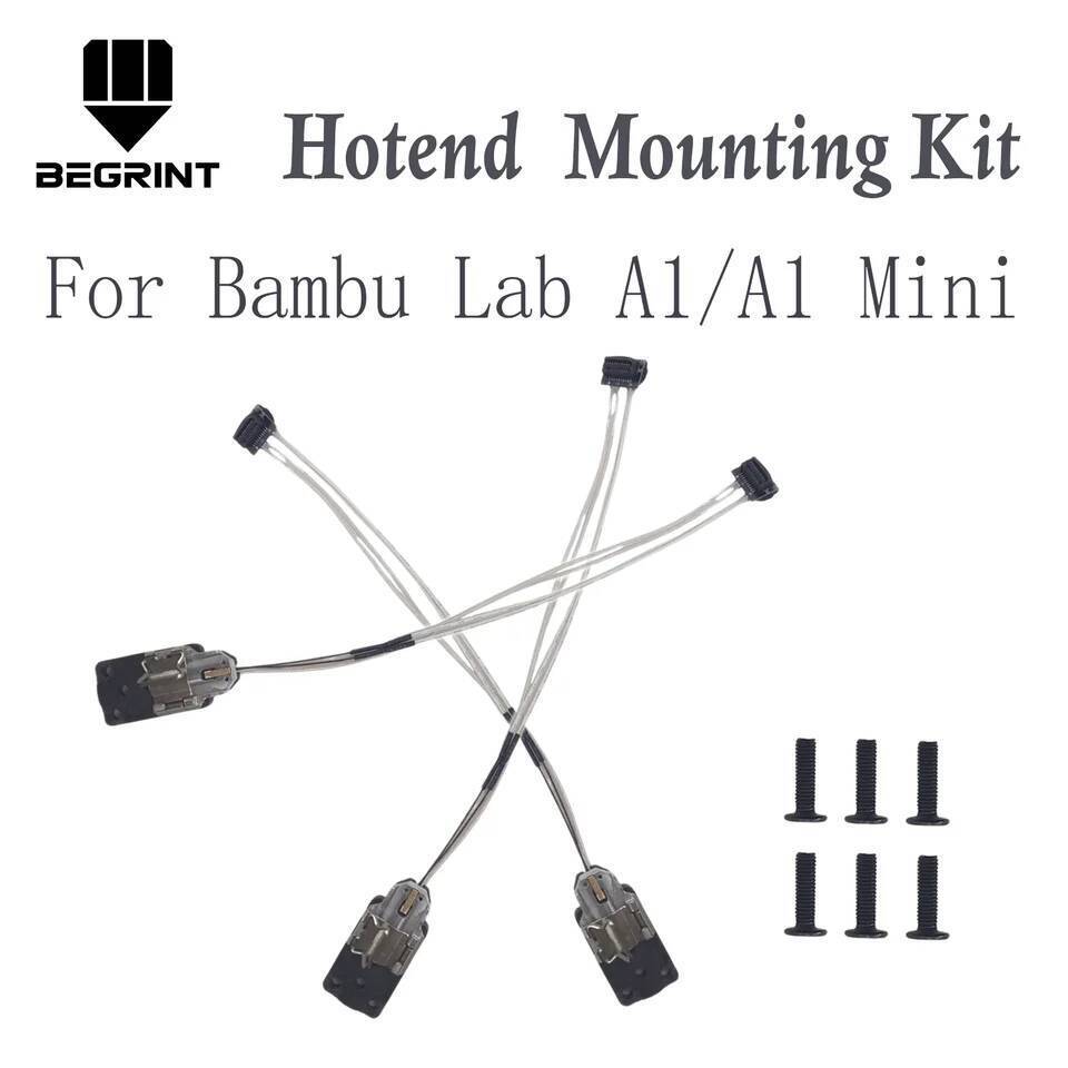 Hotend ชุดติดตั้งสําหรับ Babambu Lab A1/A1 Mini Hotend ติดตั้งความร้อนสําหรับ Babambu Lab A1 Mini bu
