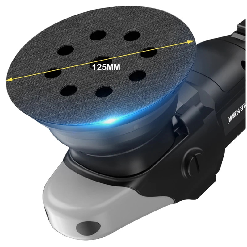 21V Wireless Polishing Locomotive Car Beauty Polishing Machine Charging Eccentric Machine DA Waxing