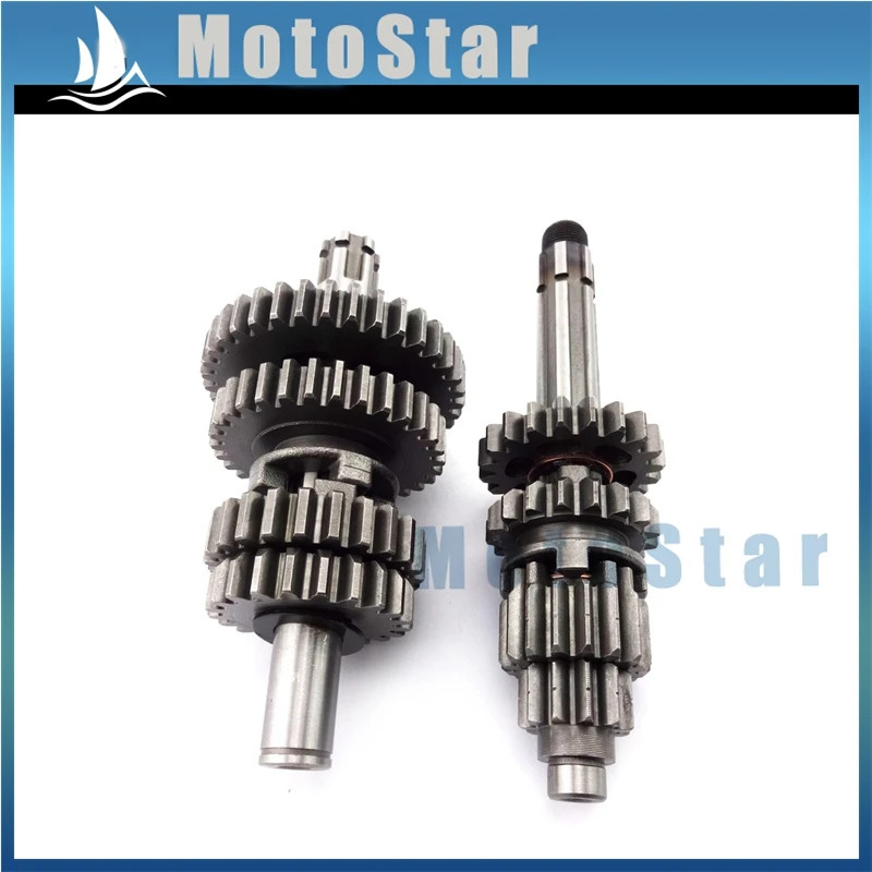 Transmission Gear Box Main Counter Shaft For Chinese YX140 YX150 YX160 YX 140cc 150cc 160cc Engine