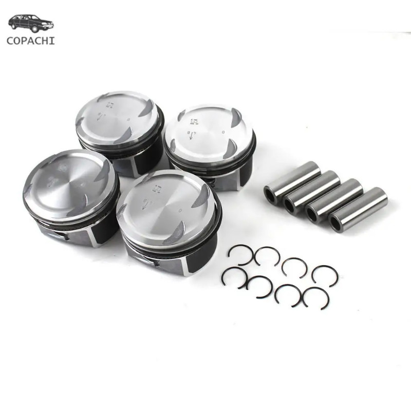 4 Car Pistons&Rings Set Φ82mm for 1.8L Mercedes-Benz W203 W204 A209 C200K M271 2710306617 271030002