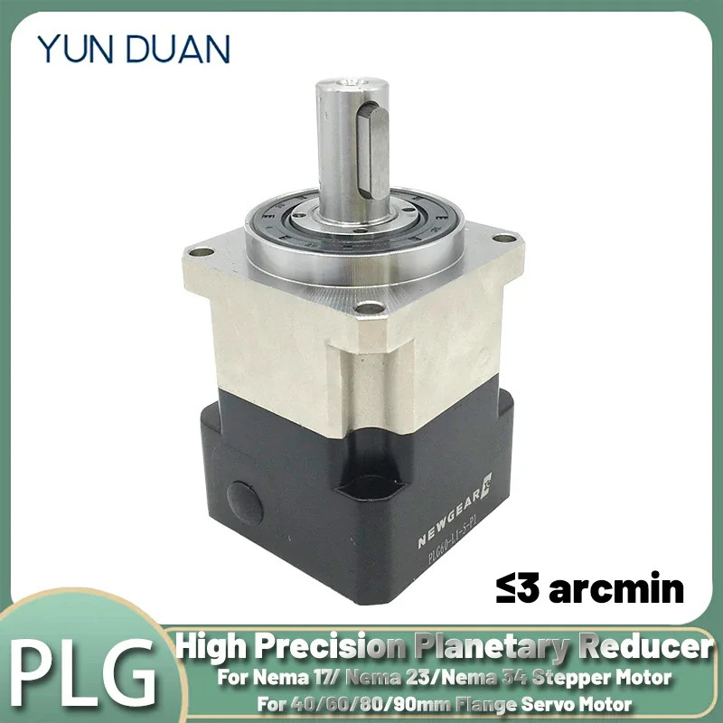 YUNDUAN Helical Planetary Gearbox Step-down Gearbox Motor Reducer for Nema17 Nema23Nema34 Stepper M