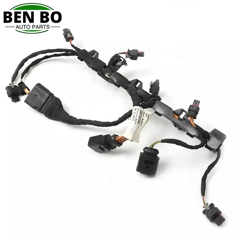 06L971627K  06L971627B 06L971627E 06L971824H Car Fuel Injector Wiring Harness For VW Golf Audi  A 1