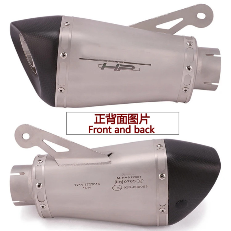 51mm 60mm 65mm 60mm 65mm Slip-on Motorcycle Exhaust Muffler Escape Moto Removable DB Killer Laser f