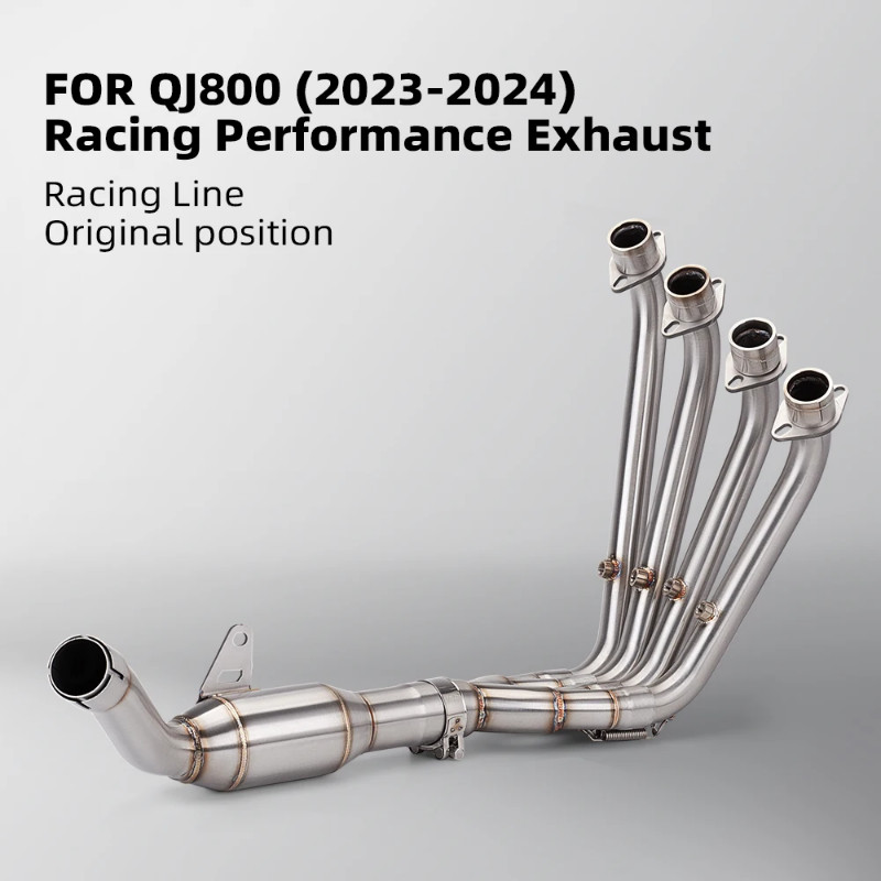 Modified Motorcycle Exhaust Exhaust Front Link Pipe Original Muffler QJ800GS-G QJ 800 GS-G SRK800RR