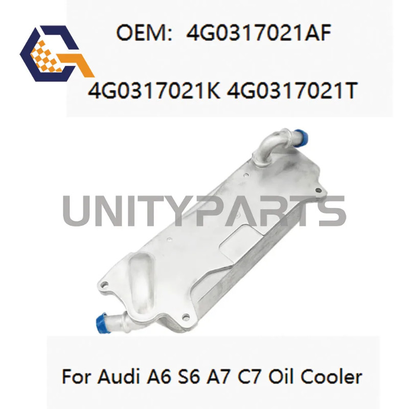Car Transmission Engine Oil Cooler For Audi A6 S6 A7 C7 2011-2018 4G0317021K 4G0317021T 4G0317021AF