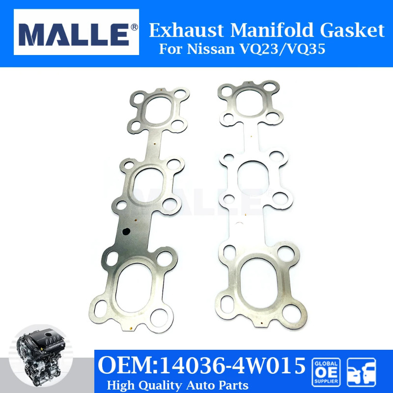 VQ23 VQ35 Engine Exhaust Manifold Gasket For Nissan Teana  Altima 2.3 VQ23DE VQ35DE Auto Parts Car