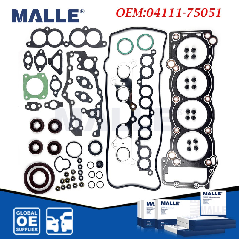 3RZ Engine Cylinder Overhaul Gasket Kit For Toyota Hilux 3RZFE 2.7L RZN 3RZ-FE HIACE LAND CRUISER C