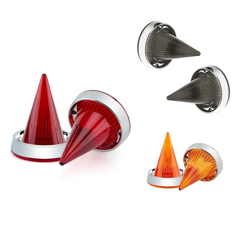 Smoke Bomb Turn Signal Lens Cover For  Touring Road Glide Road King 3-1/4 Inch Flat Turn Signal Lig