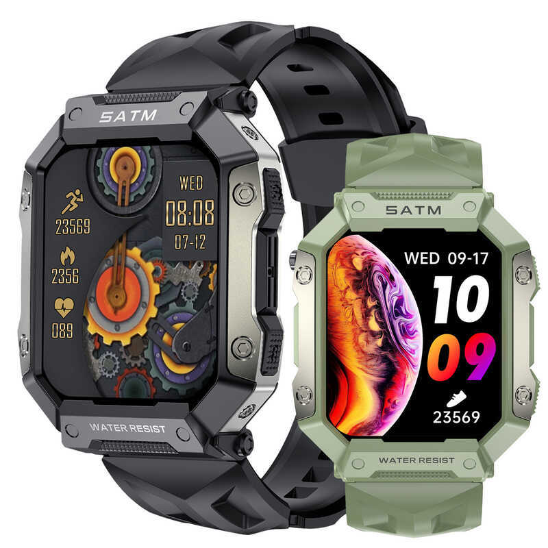 PG333 สมาร์ทวอท์ช 2.01 นิ้วบลูทูธโทรอัตราการเต้นหัวใจจริง Pedometer Sleep ข้อความเตือนกีฬาสามหลักฐาน