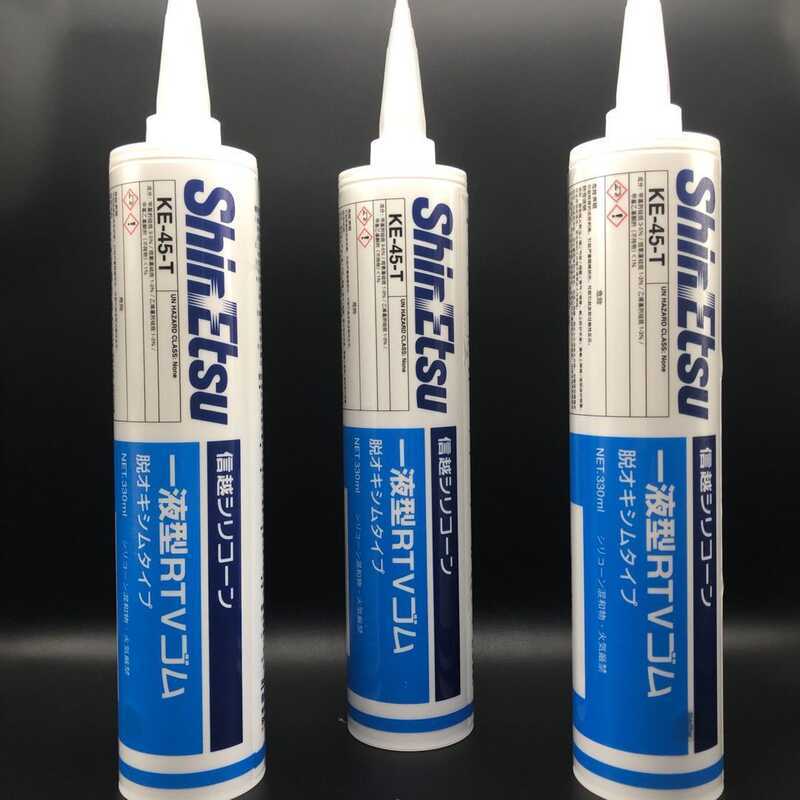 Shinyue KE45 กาวซิลิโคน KE-45-T/W ญี่ปุ่นนําเข้าฉนวนกันความร้อนกันน้ําทนอุณหภูมิสูงกาวเป็นมิตรกับสิ่