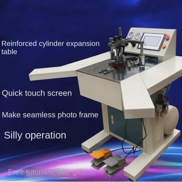 Picture Frame Four Cylinder Angle Nailing Machine Making Picture Frame Machine Angle Embroidery Mou