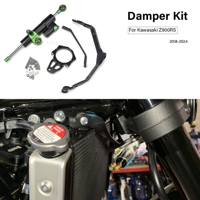 Damper Bracket Kit For Kawasaki Z900RS Z900 Z 900RS CAFE Z900RS SE Steering Absorber Bracket Access