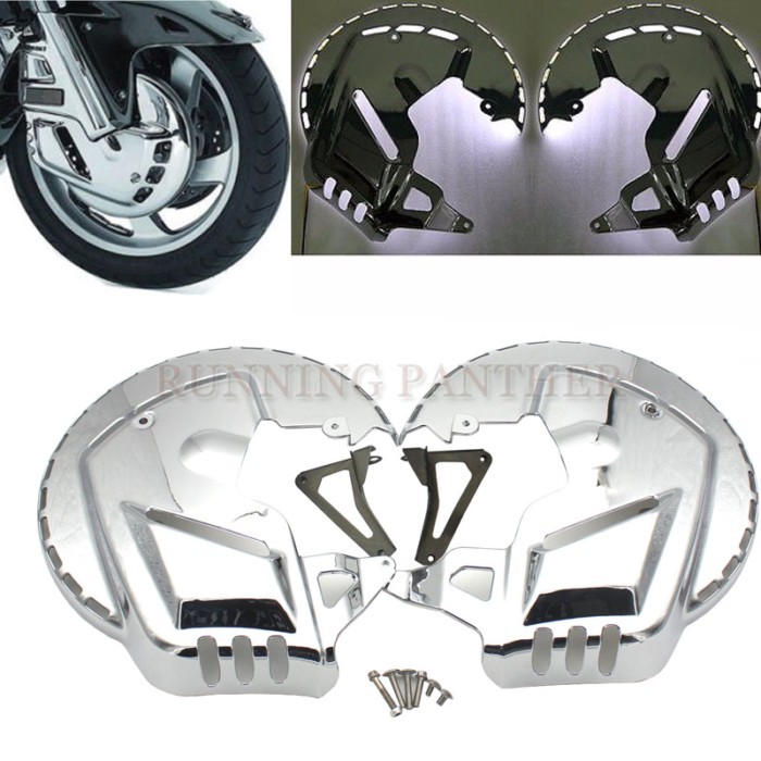 Brake Disc Rotor Covers Red LED 2001-2014 For HONDA F6B 2013-2015 2014 For HONDA F6B 2013-2015 2014