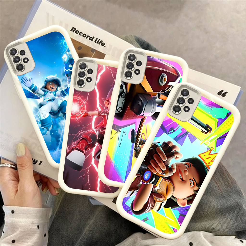 SAMSUNG VK5 Bobiboyปลอกสําหรับเคสซิลิโคนอ่อนนุ่มSamsung A06 A22 A04 A02S S24 M02S M15 A03S A03 A16 F