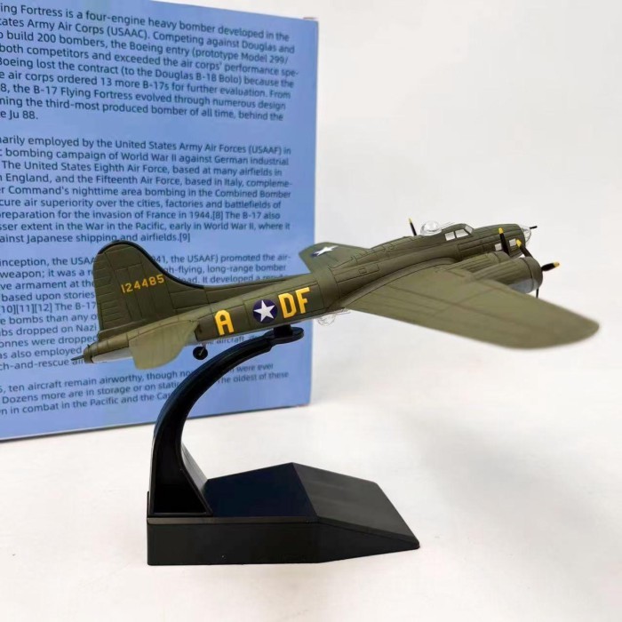 1: 144 US B-17 Bomber US Army เครื่องบินรุ่นโลหะผสม Memphis เทพธิดา Air Combat Elite