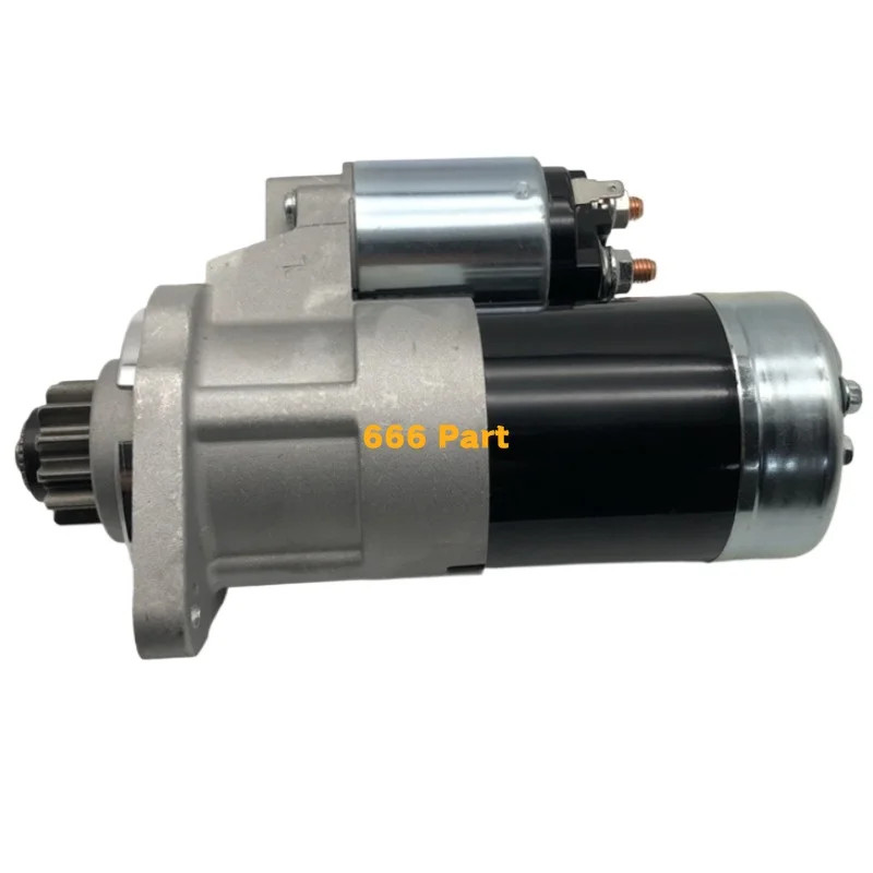 12V Starter Motor 31B66-00601 MM409-41001 For Mitsubishi K4E K4E-61DM Engine S3L2