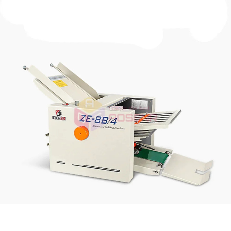 310*700mm Paper Automatic Folding Paper Machine Auto ZE-8B/4 Paper Folder 4 Folding Trays