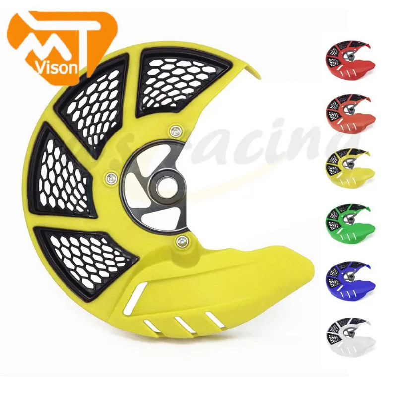 Motorcycle Front Brake Disc Rotor Guard Cover Protector For Suzuki RMZ250 RMZ 250 07-19 RMZ450 RMZ