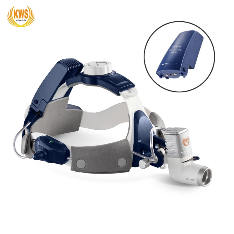 5W High-power LED Dental ENT Surgery Integration Wireless Two Batteries Medical Surgical Headlight