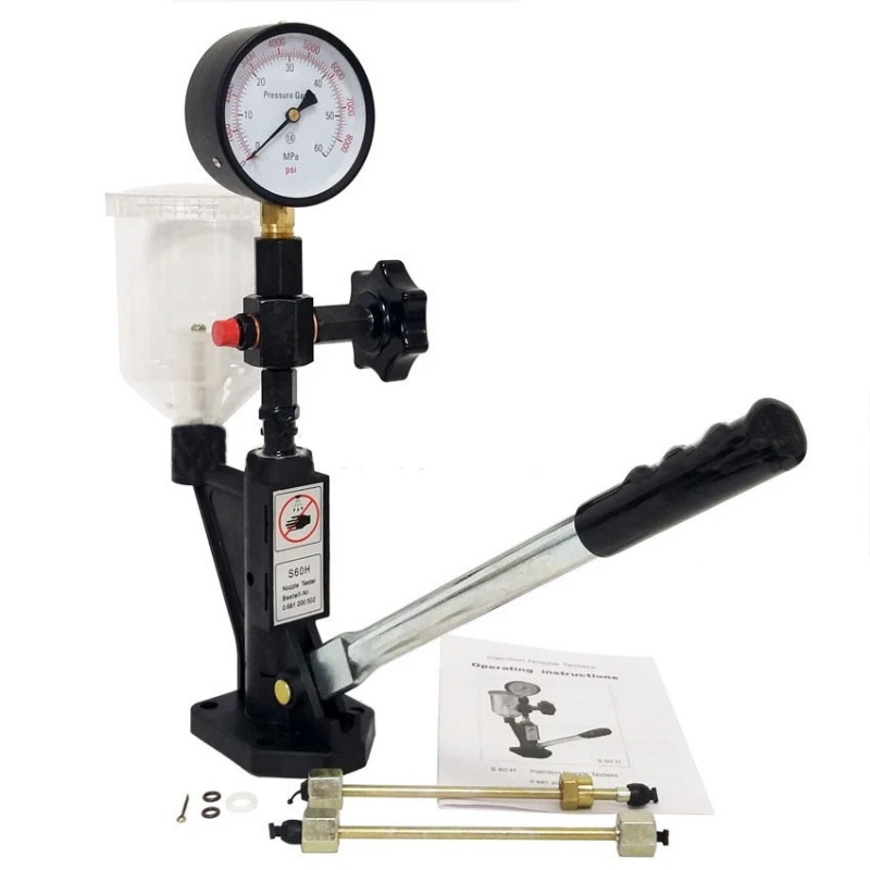 S60H Diesel Injector Nozzle Calibrator Fuel Nozzle Injector Tester Hand Pump