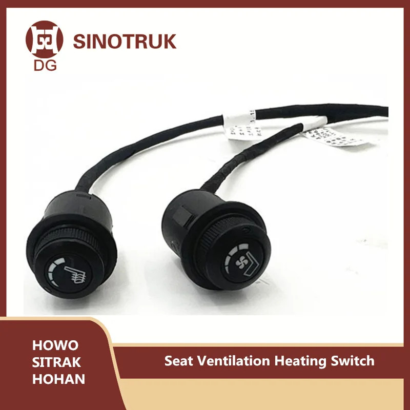 Seat Ventilation And Heating Switch For SINTRUK HOWO TX T7H SITRAK C7H G7 HOHAN Cab Aviation Seat T