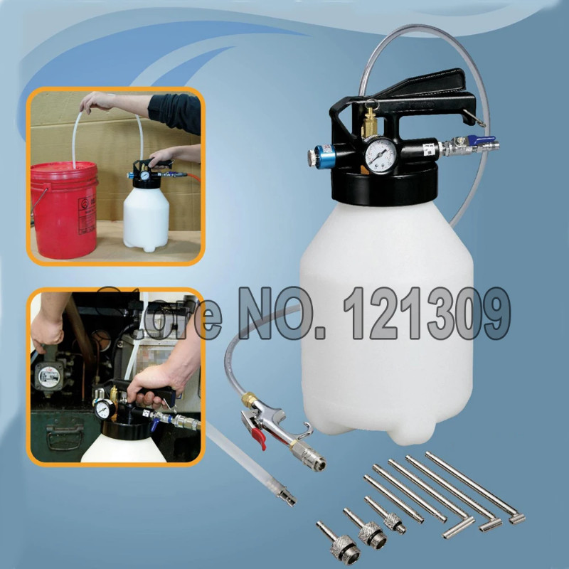 Pneumatic Automatic Transmission Oil Change Machine Fuel Dispenser Pumping Oil Changer 6L With 8pcs