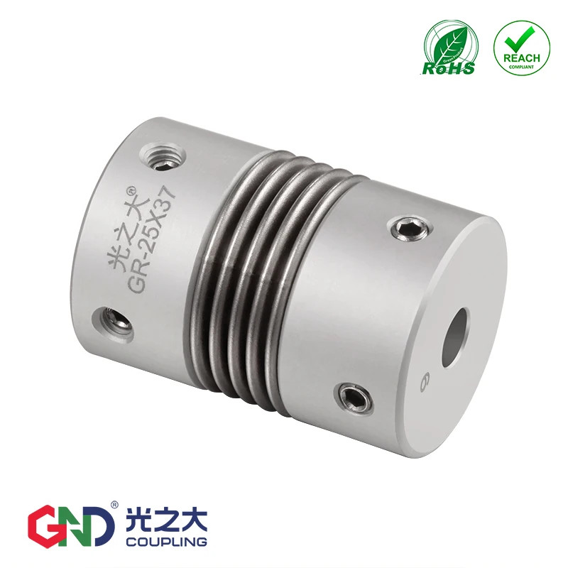Metal Bellows Coupling GR High Quality Aluminum Mateial For Hardware CNC Machine D40 L51