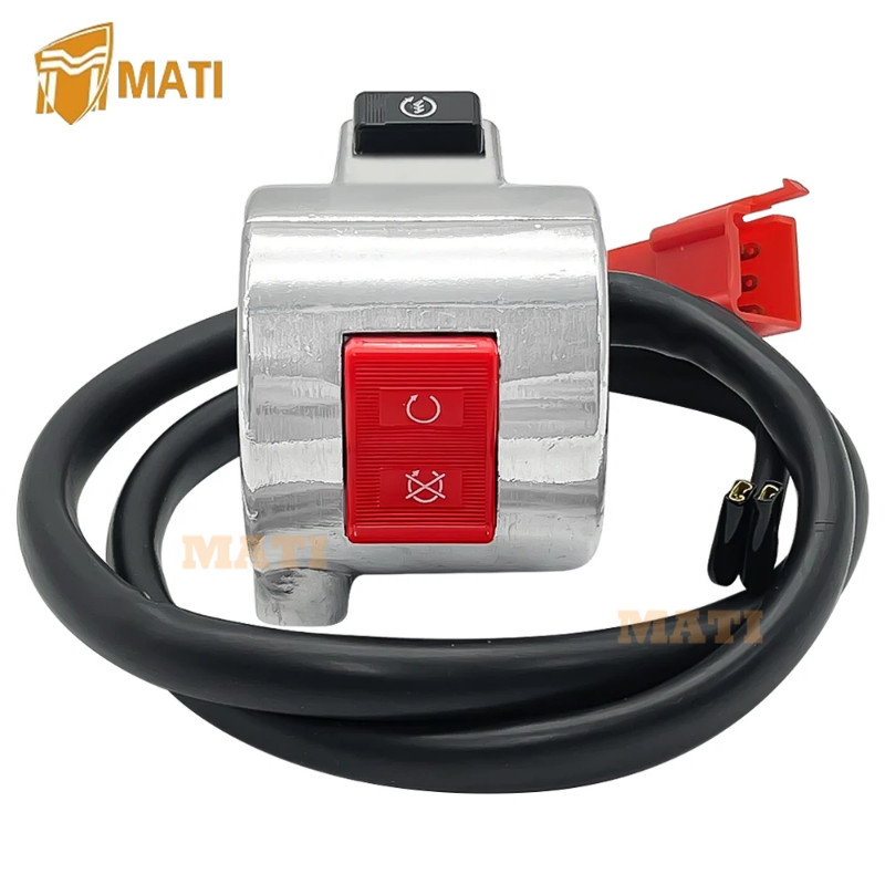 MATI Right Start Stop Kill Control Switch Button for Honda VTX1300 VTX1300C/VTX1300R/VTX1300S/VTX13