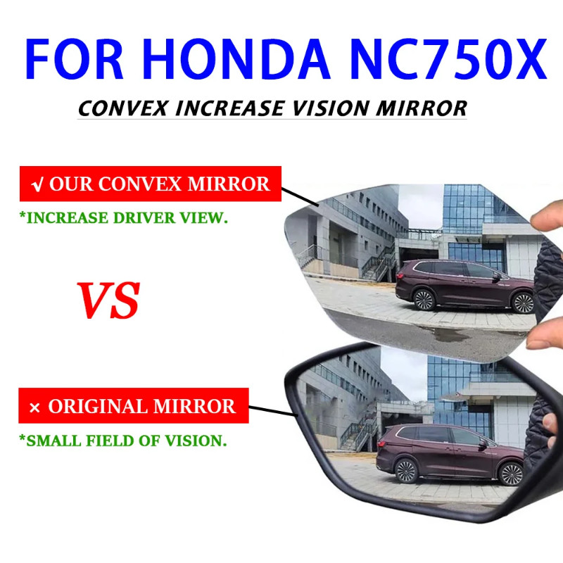 For HONDA NC750X NC750 X NC 750 X NC 750X Accessories Convex Mirror Increase Rearview Mirrors Side