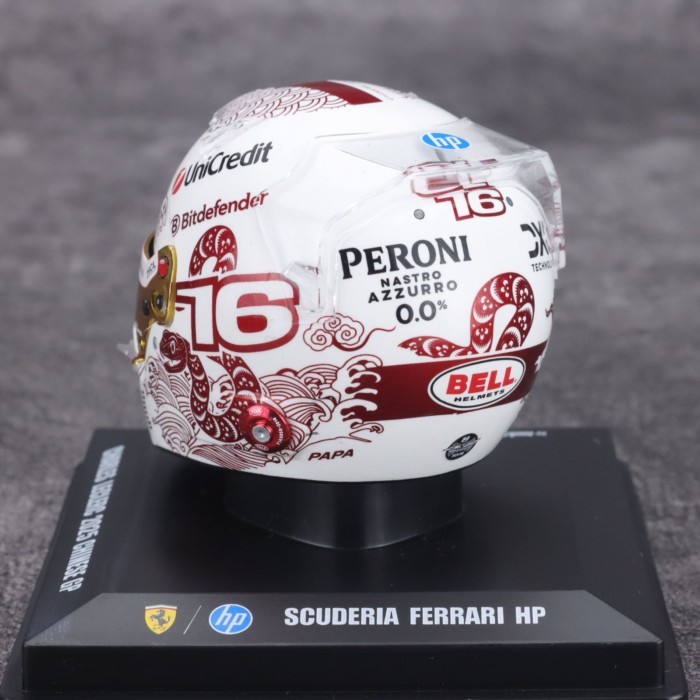 Looksmart 1: 5 Ferrari F1 Looksmart 2025 China Station รุ่นหมวกกันน็อคญี่ปุ่นทาสีพิเศษ