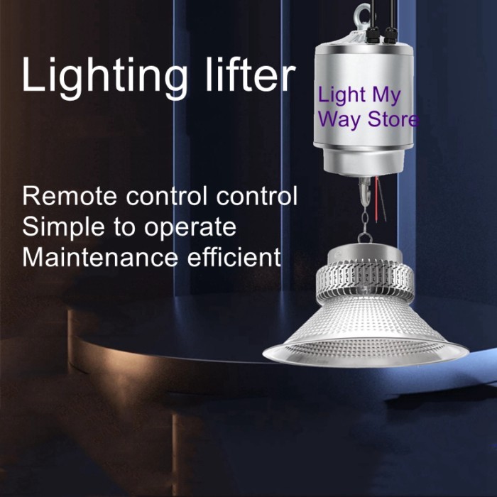 Smart Lifting Lighting Lifter Industrial and Mining Pendant Light Lifter Lighting Lifter Engineerin