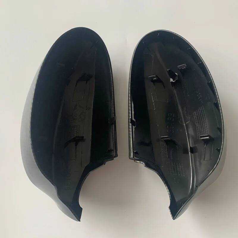 ▥ 2 Pcs Carbon Fiber Rearview Mirror Cover Caps Shell For BMW 1 3 Series E81 E82 E87 E88 E90 E9