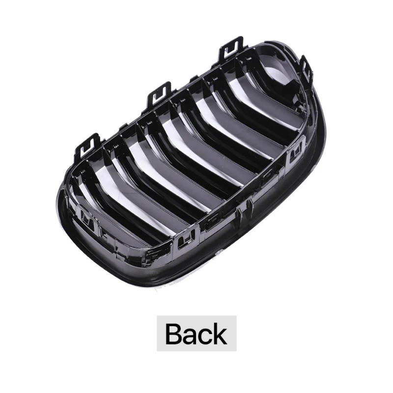 For BMW 2 Series F22 F23 Front Bumper Kidney Gloss Black Grill Cover Radiator M Color Grille 2014-2