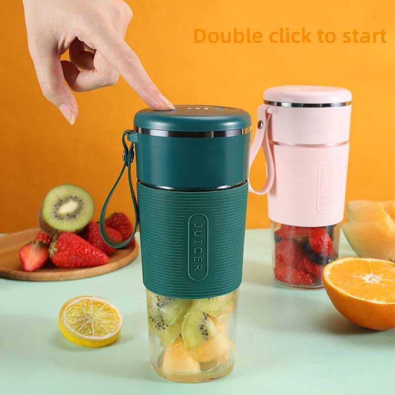 C Portable Juicer Usb Rechargeable Wireless Mini Smoothie Blender Mixer Fruit Juice Maker Electric