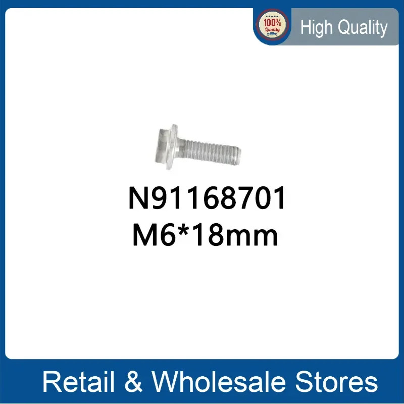 1PC Oil Pan Bolt Hexalobular Flange Screw Third Generation EA888 N91168701 for VW Audi Skoda SEAT N