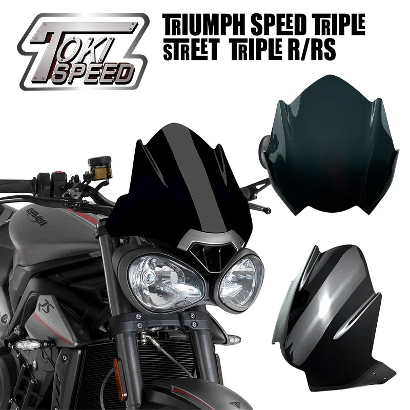 Windshield For Triumph Speed Triple R RS S 765 R RS 765RS 765R Motorcycle Windscreen Wind Deflector