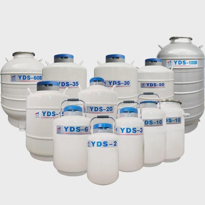 YDS-3  Storage Type Cryogenic Liquid Nitrogen Container 3.15L Liquid Nitrogen Tank