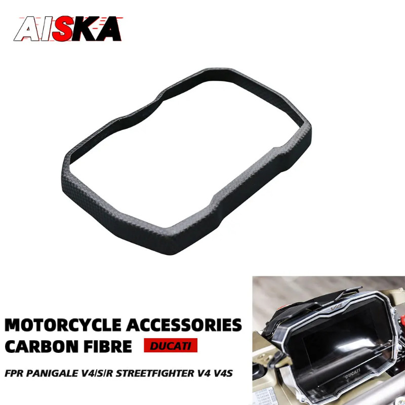 NEW For DUCATI Panigale V4/S/R Streetfighter V4 S /SP Carbon Fiber Dashboard Cover Instrument Panel