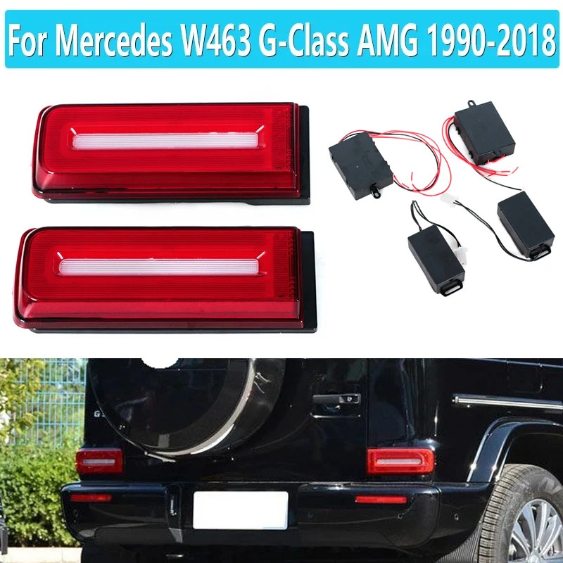 For Mercedes W463 G-Class Gclass G Class AMG 1990-2018 Taillight Turn Signal Brake Fog Lamps Car LE