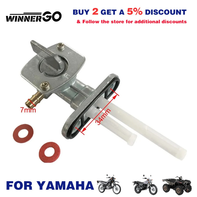 Motorcycle Gas Fuel Tank Tap Switch Valve Petcocke For Yamaha PW80 TTR125 DRZ400 50cc 90cc 110cc 12