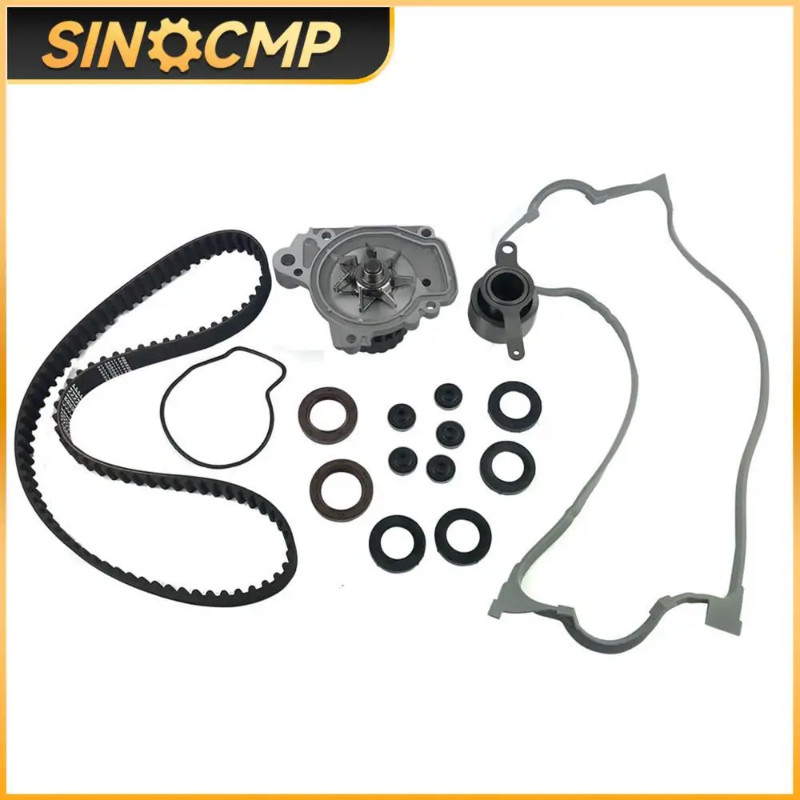 1set Car Parts Timing Belt Water Pump Kit 14400-P28-004 14520-P2A-305 19200-P2A-A01 For 96-00 Civic
