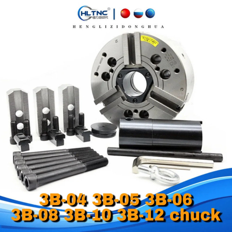 NEW 3B-04 3B-05 3B-06 3B-08 3B-10 3B-12 Taiwan Sanchuan SWACHUAW Rigid body hollow hydraulic Chuck