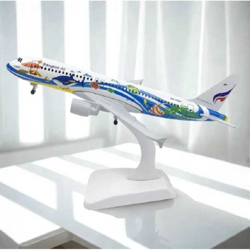 C Plane Toy Metal Aircraft Model 20Cm A320 Bangkok Plane Model With Landing Gear Alloy Material Avi