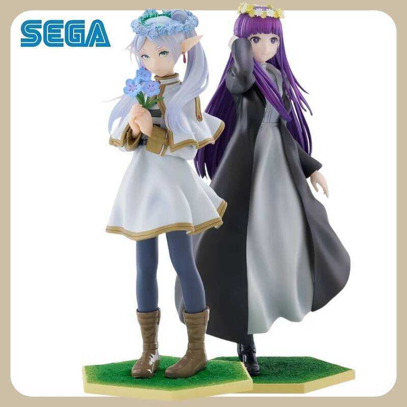 C 100% Official Original SEGA Frieren Figure Luminata Wer Field Frieren Fern Anime Model Action Fig