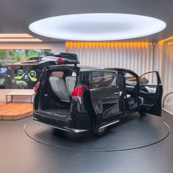 Jingshang 1/18 Lexus LM300H Nanny รถจําลองรถรุ่นของขวัญคอลเลกชันเครื่องประดับ