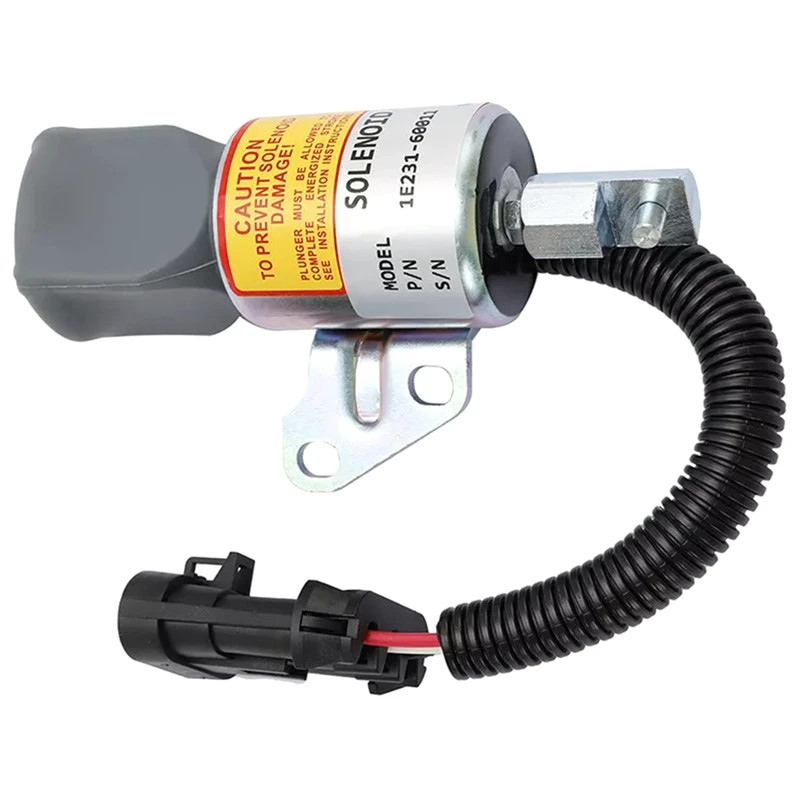 A13P SA-4899-12 1E231-60011 Fuel Shutoff Solenoid 12V For Kubota B1700D B2100D
