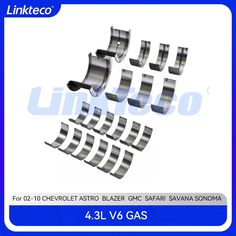 Engine crankshaft main & connecting rod bearing Fit 4.3 L T V6 For 85-05 4.3L GM CHEVROLET GMC ISUZ