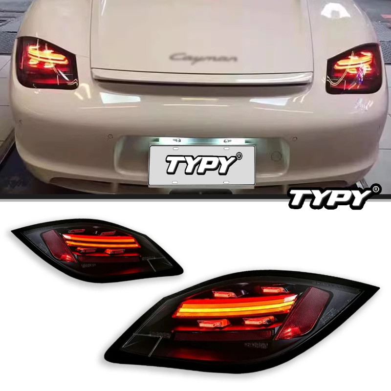 Car Lights Premium OLED Tube Full LED Tail Light Lamp For 2009-2012 Porsche 987.2 Boxster Cayman-Ma