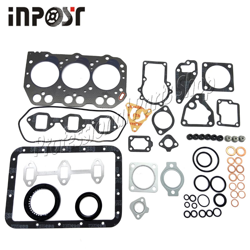 3TNA72 Full Gasket Kit with Head Gasket For Yanmar 3TNA72 3TNA72L Kobelco SK15SR Excavator